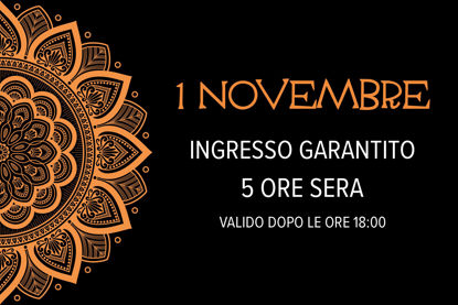 Asmana - ingresso garantito 1 Novembre 5 ore SERA